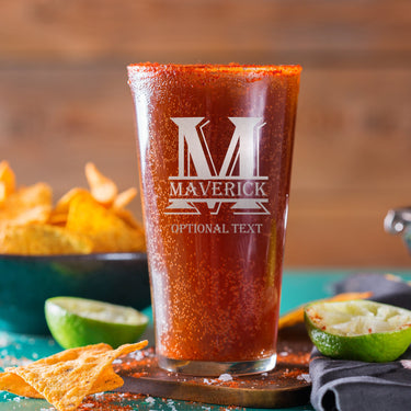 16oz Engraved Custom Beer Glasses